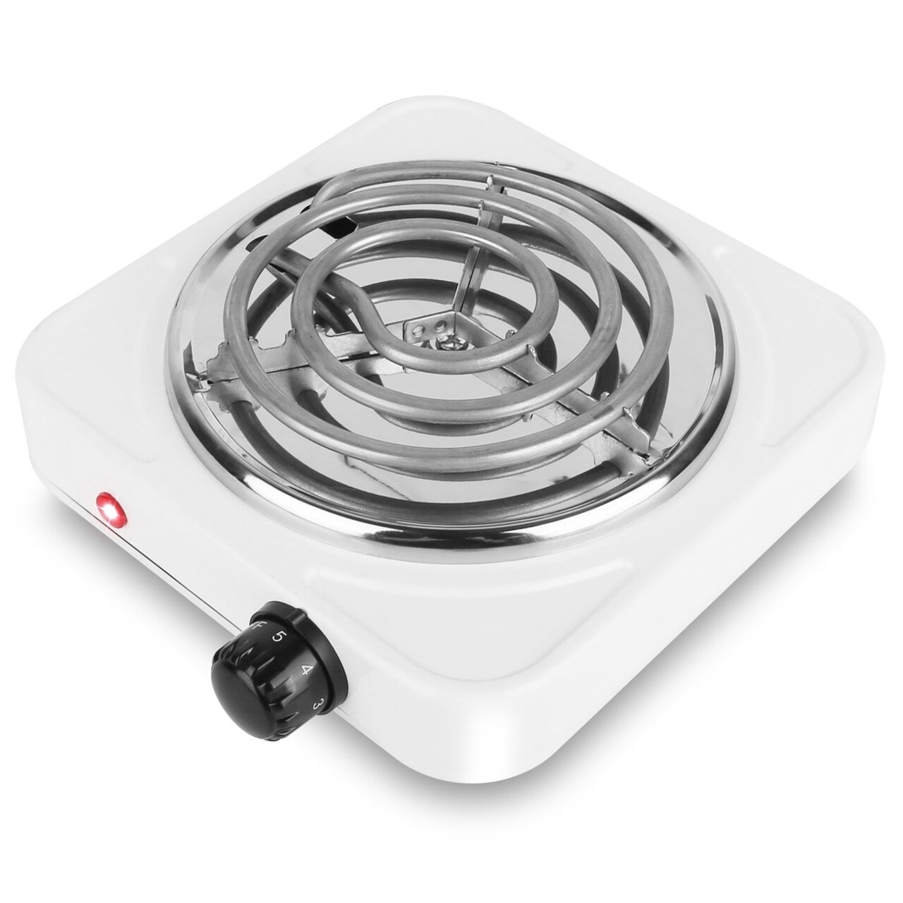 SKUSHOPS 1000W Electric Single Burner Coil Heating Hot Plate Stove